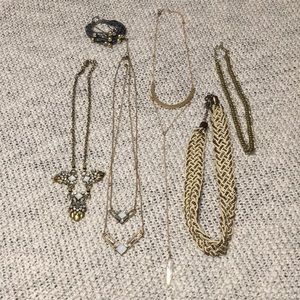 5 for $25** Neutral gold and silver jewelry bundle